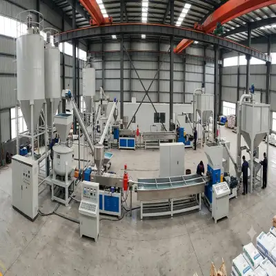 PVC dana granule mixing plant