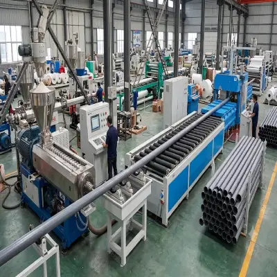 PVC pipe manufacturing machine